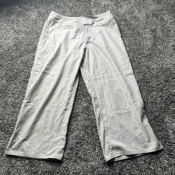 Patagonia Pants - Patagonia Pants Womens 8 Gray Nylon Wide Leg Relaxed Fit Travel Gorpcore Hiking